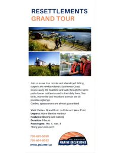 Resettlements Grand Tour / Port Aux Basques Marine Excursions